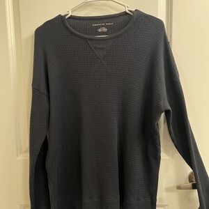 American Eagle Outfitters Women's Charcoal Crewneck Sweater | Size Small